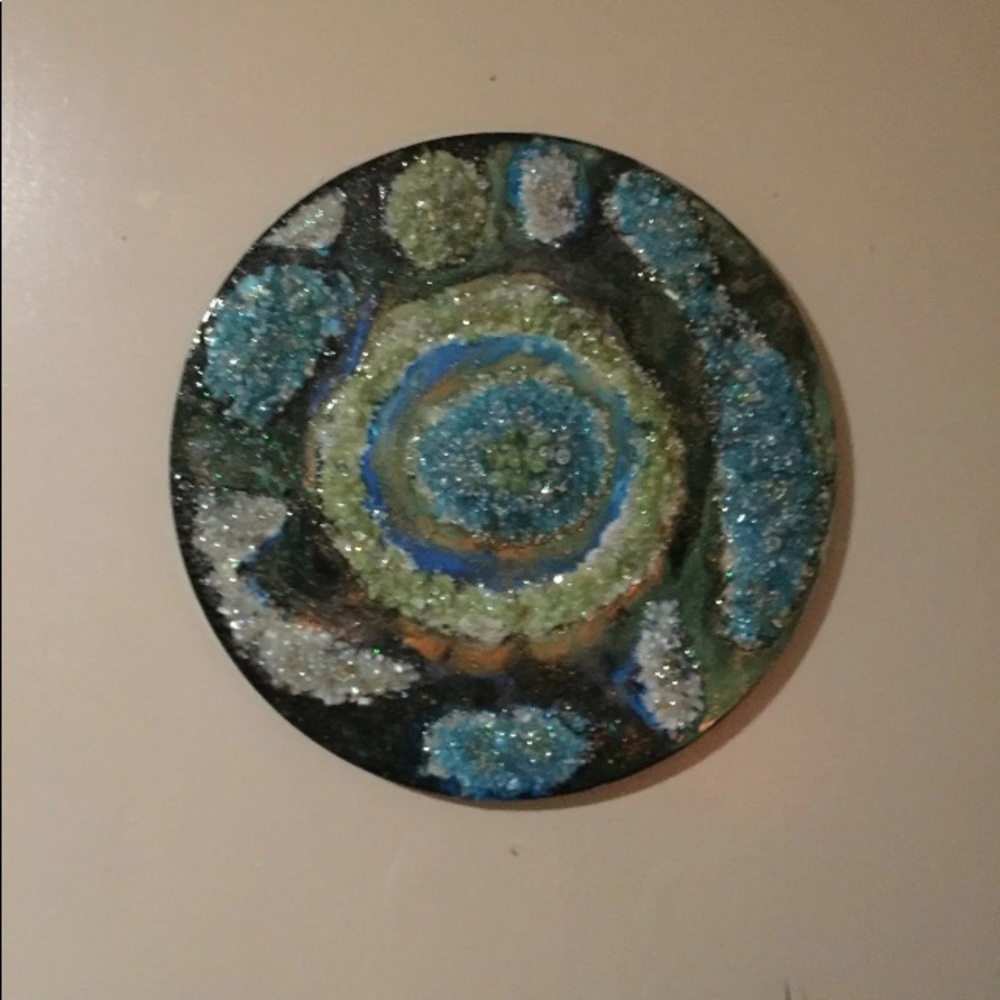 Huge geode painting